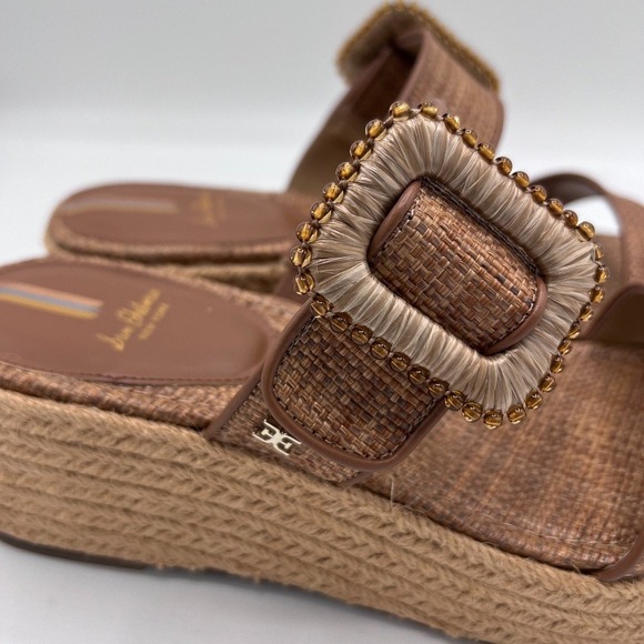 Sam Edelman Womens Chase Sz‎ 10 Woven Slip On Wedges Espadrilles Shoes NWOT - Picture 5 of 16